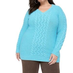 NWT Lane Bryant cable knit sweater size 18 / 20